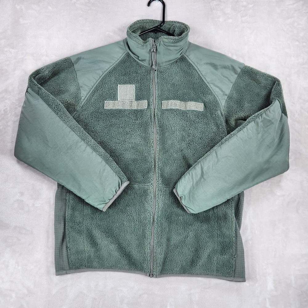 Polartec Jacket Mens Medium Long Green Fleece GEN III ECWCS US Army Issue Cold